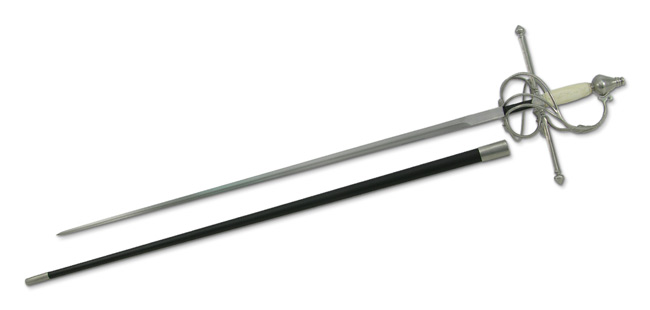 Bone Grip - Swept-Hilt Rapier