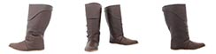 Mid Calf Boots, Dark Brown Size 11-1/2
