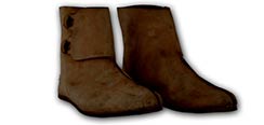 11th Century Norman Cavalry Men's Shoes, Dark Brown Size 10 1/2